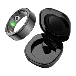 COLMI R02 Smart Ring, size 12, 21.3 mm juodos spalvos + charging case