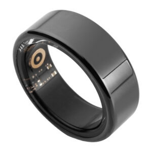 COLMI R02 Smart Ring, size 10, 19.8 mm juodos spalvos + charging case - Image 3