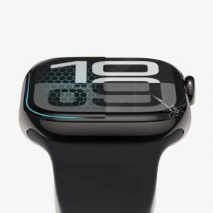 HIBRIDINIS STIKLAS Tech-Protect GLASS FLEX+ 2-PACK XIAOMI REDMI WATCH 6 JUODAS - Image 5