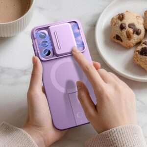 Tech-Protect KEVLAR AURA MAGSAFE Samsung Galaxy A57 VIOLETINIS - Image 5