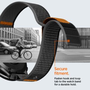 Spigen AthLex Air Garmin QuickFit 22 mm aktyvus juodos spalvos/oranžinės spalvos - Image 5
