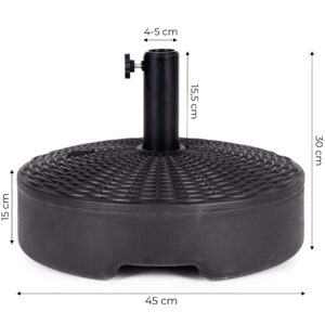 Pagrindo svoris sodo skėčiui, užpildomas vandeniu, 22 l, MultiGarden - Image 6
