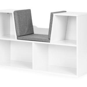 Vaikiška knygų lentyna su sėdyne ir suoliuku, ECOTOYS - Image 6