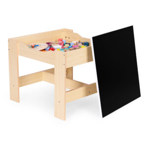 Vaikiškų baldų komplektas – stalas + 2 kėdės su kreidine lenta ECOTOYS - Image 6