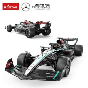 Nuotoliniu būdu valdomas automobilis Mercedes AMG F1 W15 E R/C, mastelis 1:12, Rastar 10250 - Image 6
