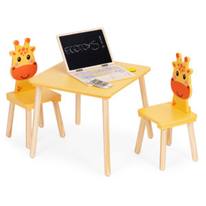 Vaikiškų baldų komplektas stalas + 2 kėdės Giraffe ECOTOYS - Image 6