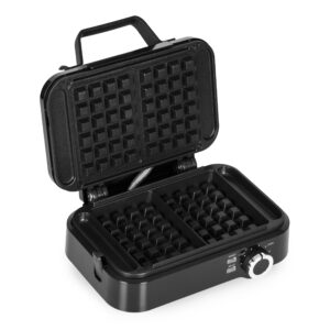 Vaflinė 2 dideliems vafliams, nelimpanti danga, temperatūros reguliavimas, 1200W KADEN - Image 6