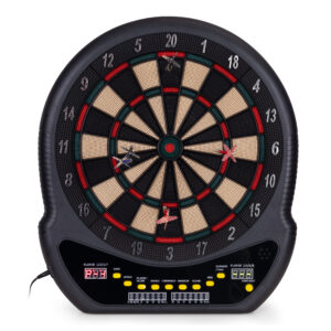 Elektroninis smiginis LCD 48 cm 27 žaidimų rinkinys su 12 smiginio strėlyčių - Image 6