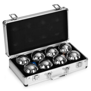 Boules žaidimo rinkinys Petanque 8 rutuliai + dėklas ir priedai - Image 6