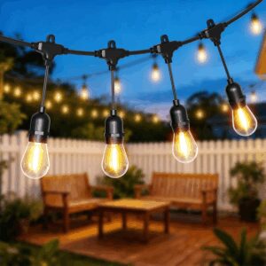 Sodo girlianda su 20x LED lemputėmis 20 m, lauko apšvietimas 9W - Image 6