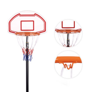 Krepšinio stovas, reguliuojamas iki 210 cm, pastatomas, lenta, lankas, MultiGarden - Image 6
