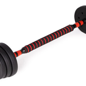 Reguliuojami hanteliai 2x10 kg štangų rinkinys 20 kg strypas, MOVEPRO - Image 6