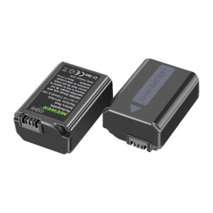 Set of 2 Sony replacement batteries and a NEEWER NP-FW50 charger - Image 3