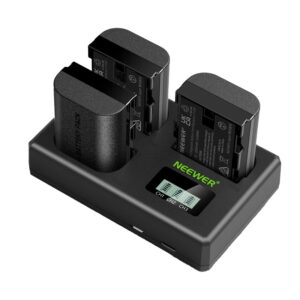 Set of 3 replacement batteries for Canon cameras: NEEWER LP-E6NH - Image 2