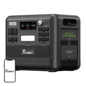 FOSSIBOT F2400 2400W Charging Station Black