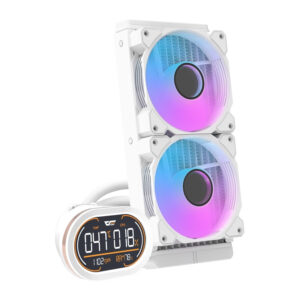 Darkflash DH240D v2 CPU Cooler baltos spalvos - Image 2