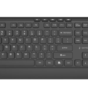 KEYBOARD MULTIMEDIA USB ENG/BLACK KB-MCH-05 GEMBIRD