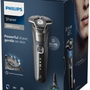 Philips SHAVER Series 5000 S5887/50 skustuvas vyrams Rotorinis skustuvas Apkarpymo mašinėlė Pilka - Image 2