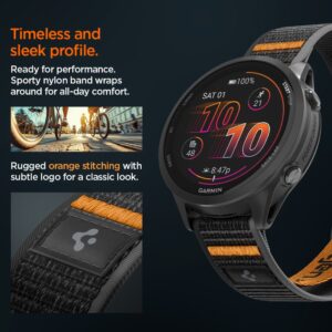 SPIGEN ATHLEX AIR GARMIN QUICK RELEASE 22 MM AKTYVUS JUODAS/ORANŽINIS - Image 6
