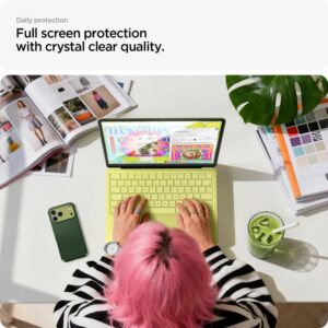 GRŪDINTAS STIKLAS SPIGEN GLAS.TR SLIM FC MACBOOK NEO 13 2026 BLACK - Image 6