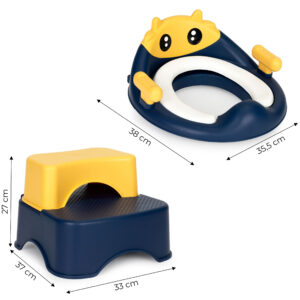 Vaikiška tualeto kėdutė su laipteliais ir platforma, ECOTOYS - Image 7