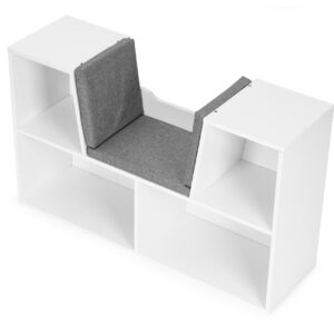 Vaikiška knygų lentyna su sėdyne ir suoliuku, ECOTOYS - Image 7