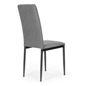 4 kėdžių komplektas valgomajam ir svetainei, pilkos spalvos, ModernHome - Image 7