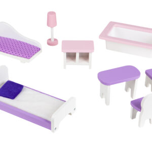 Medinis lėlių namas Jagodowa Residence Ecotoys - Image 7
