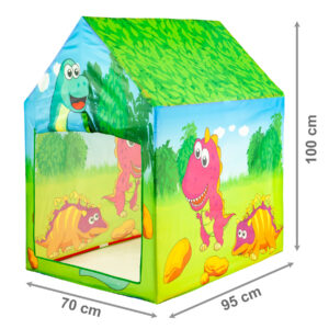Vaikiška žaidimų palapinė „Dinosaur House“ su kamuoliukų baseinu IPLAY - Image 7