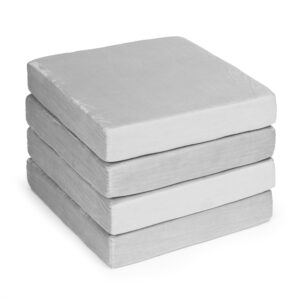 Didelė 2 vietų modulinė sulankstoma sofa vaikams „pasidaryk pats“ su 10 minkštų pagalvių – pilka ECOTOYS - Image 7