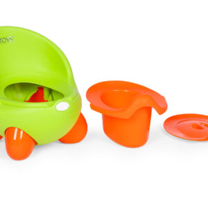 Vaikiška puoduko kėdutė, išimamas įdėklas, neslystančios kojelės, žalia, ECOTOYS - Image 7