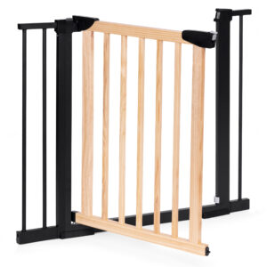 Apsauginiai varteliai, 74-100 cm, laiptams ir durims, metalas ir medis, papildomos sekcijos, ECOTOYS - Image 7