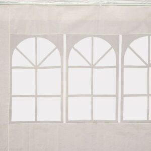 Sodo komercinė pavėsinė-palapinė, 3x6 m, 6 sienos, balta, MultiGarden - Image 7