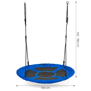Sodo sūpynės 100 cm, mėlynos ECOTOYS - Image 7