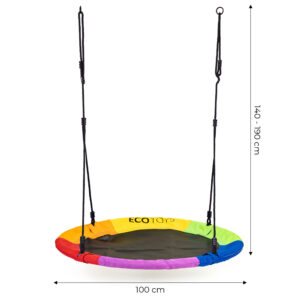 Sodo sūpynės, 100 cm, spalvotos ECOTOYS - Image 7