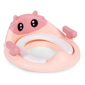 Vaikiška tualeto kėdutė su laipteliais ir platforma, rožinė, ECOTOYS - Image 7