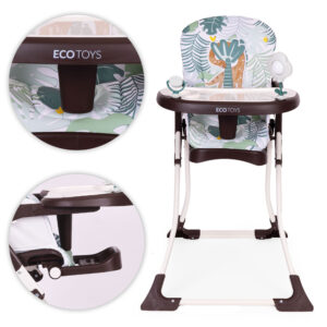 Sulankstoma maitinimo kėdutė su žaislais ECOTOYS - Image 7