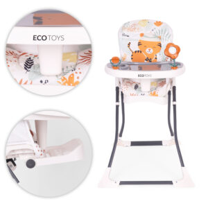 Sulankstoma maitinimo kėdutė su žaislais ECOTOYS - Image 7