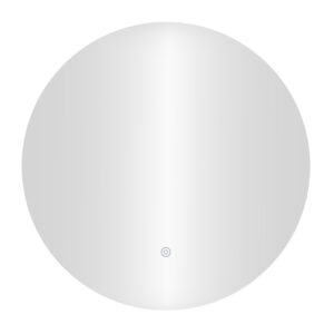 Apvalus LED vonios veidrodis, montuojamas ant sienos, 60 cm, 3 spalvų, jutiklinis jungiklis ModernHome - Image 7