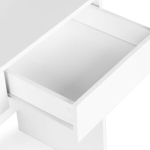 Kosmetinis staliukas su veidrodžiu ir LED apšvietimu, 3 spalvų ryškumo reguliavimas, ModernHome - Image 7