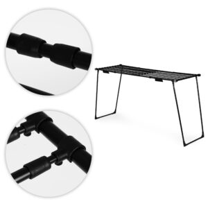 Pastatoma drabužių džiovykla, išskleidžiama, teleskopinė, 19 metrų, sulankstoma, juoda - Image 7