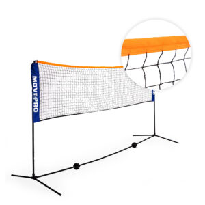 Universalus 305x140 cm 3-in-1 reguliuojamas tinklas badmintonui, tinkliniui ir tenisui su krepšiu, MOVEPRO - Image 7