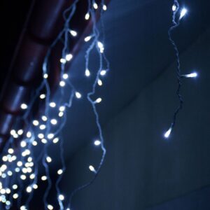 Lauko dekoratyvinės Kalėdų lemputės 500 vnt. LED 19m užuolaida - Image 7