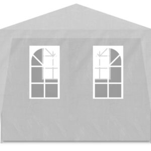 Sodo komercinė pavėsinė-palapinė, 3x9 m, 8 sienelės, balta, MultiGarden - Image 7