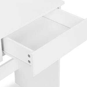 Didelis kosmetinis staliukas su veidrodžiu ir LED apšvietimu, 3 spalvų režimai, lentynos, stalčiai ModernHome - Image 7
