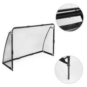 Futbolo vartai su tinklu 240x160x80 cm MOVEPRO - Image 7