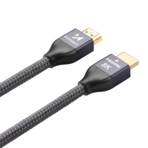 Wozinsky HDMI 2.1 Cable 8K 60 Hz 48 Gbps / 4K 120 Hz / 2K 144 Hz 2 m Silver (WHDMI-20) - Image 9