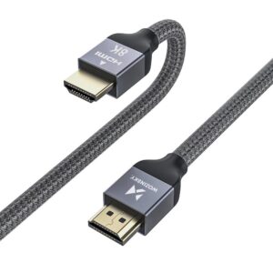 Wozinsky HDMI 2.1 Cable 8K 60 Hz 48 Gbps / 4K 120 Hz / 2K 144 Hz 2 m Silver (WHDMI-20) - Image 2