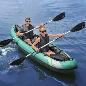 Bestway 2 vietų pripučiama valtis baidarė Ventura Elite X2 Hydro Force su irklais 65052 - Image 4
