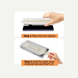 Antirefleksine telefono ekrano apsauga Tech-Protect QUICK SET AR+ Samsung Galaxy S26+ PLUS black - Image 6